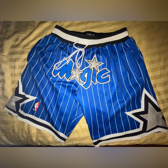 Authentic Just don Orlando magic Men’s basketball shorts